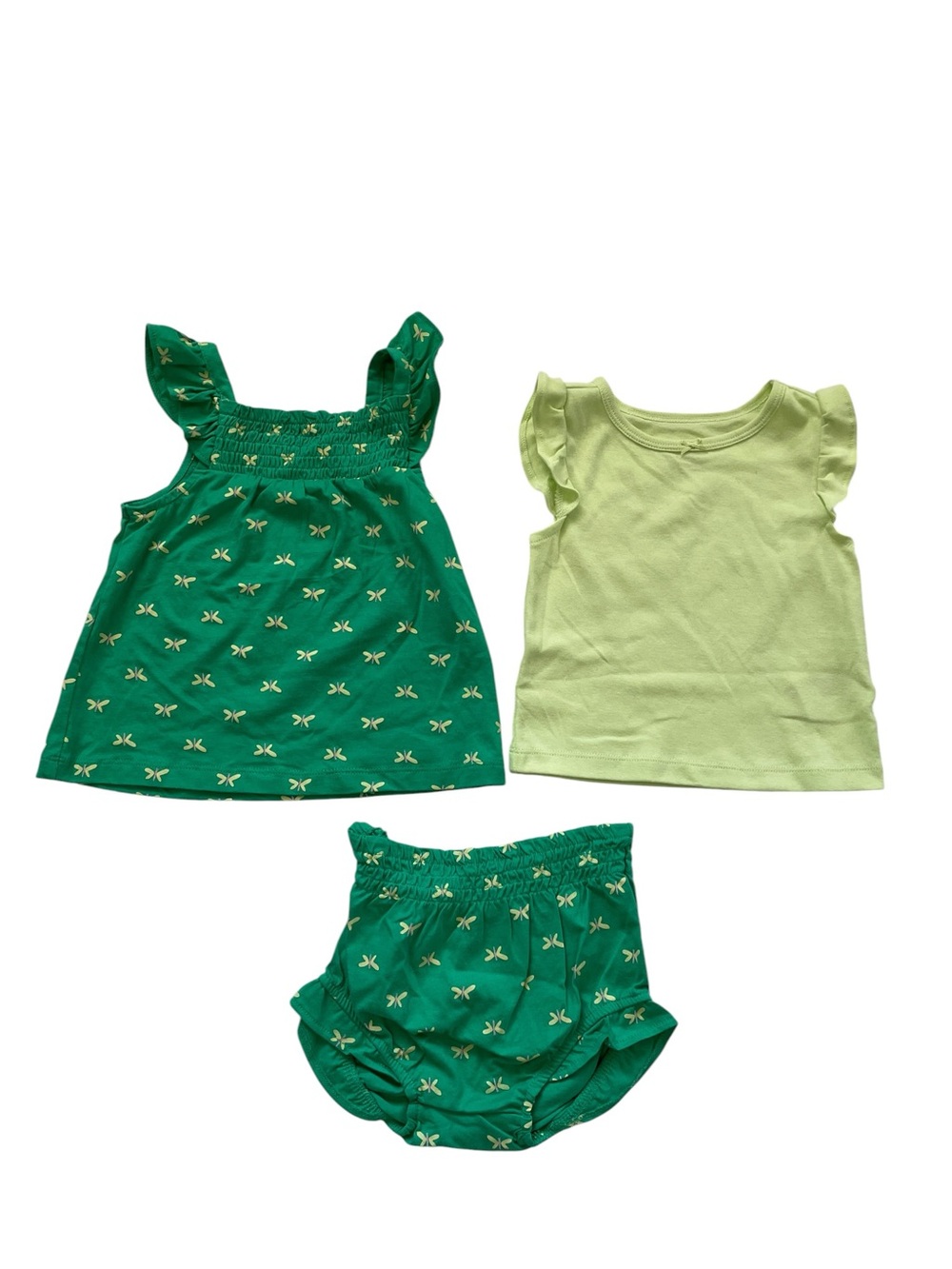 Carter's Green Dragonfly Print Tank and Tee Set 24m